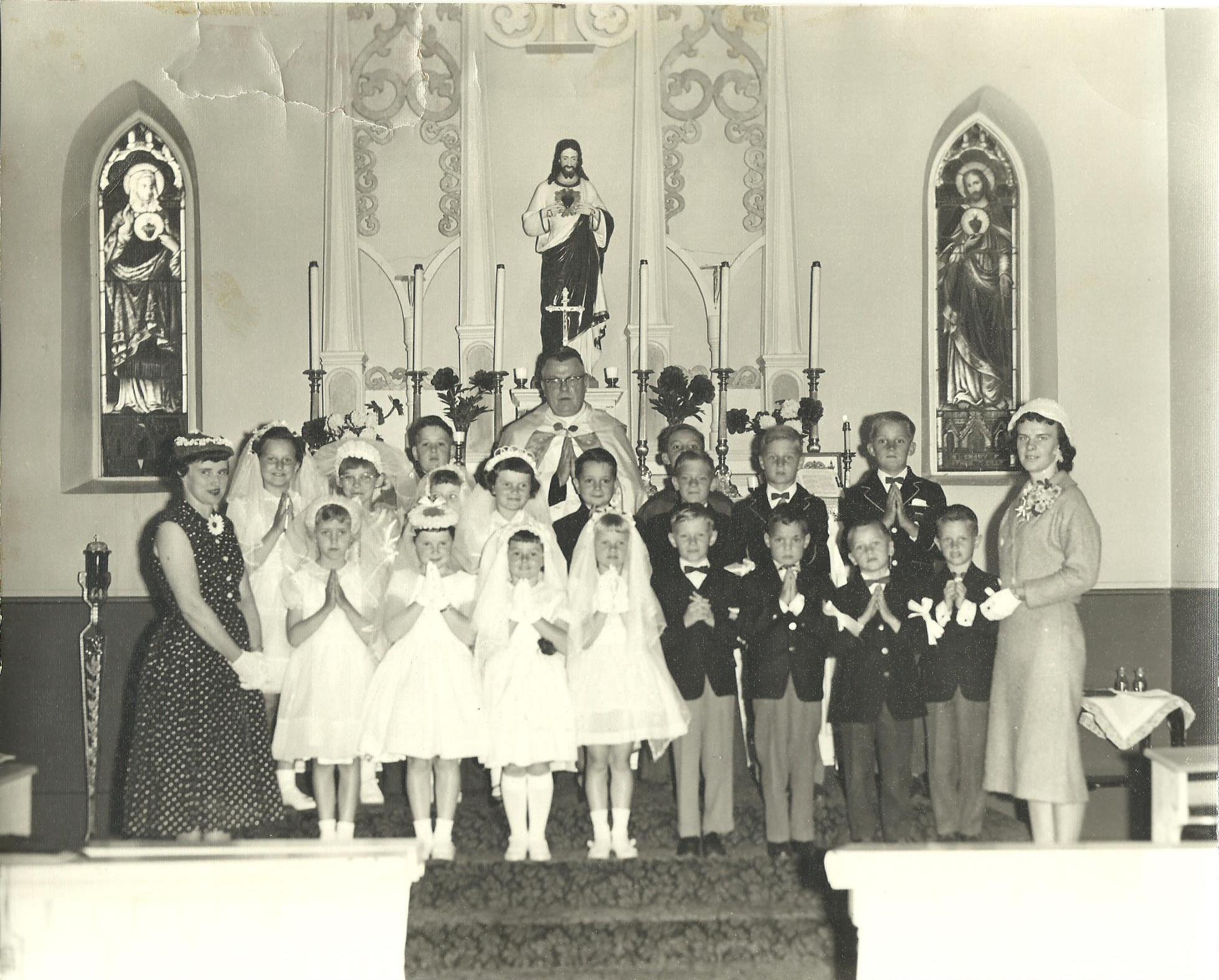 First Communion in the Old church