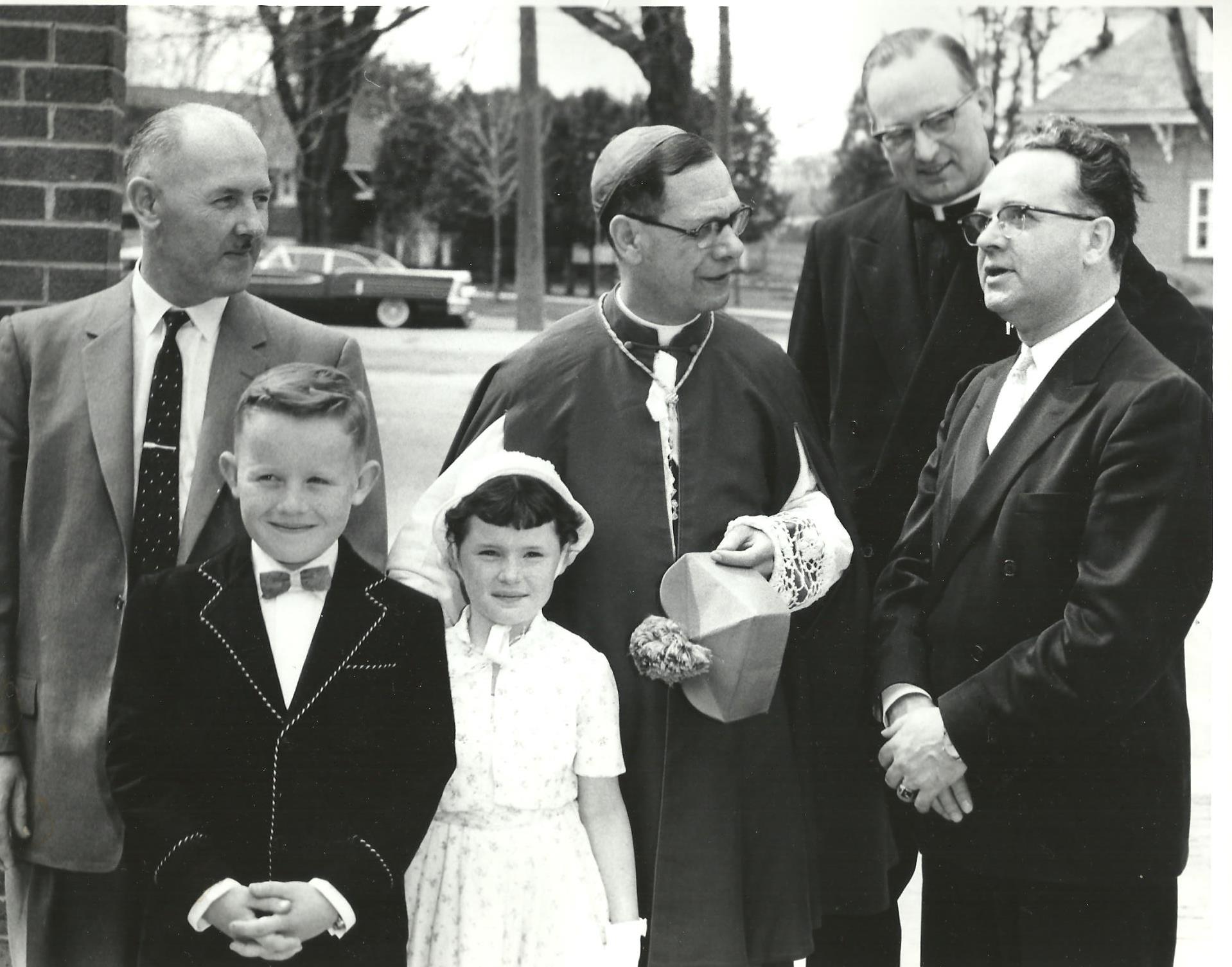 Bishop at the opening ceremony 1964